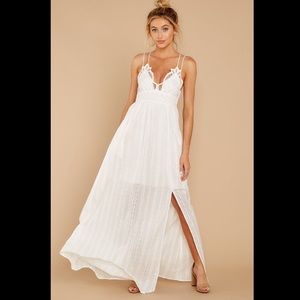 White Lace Maxi Dress